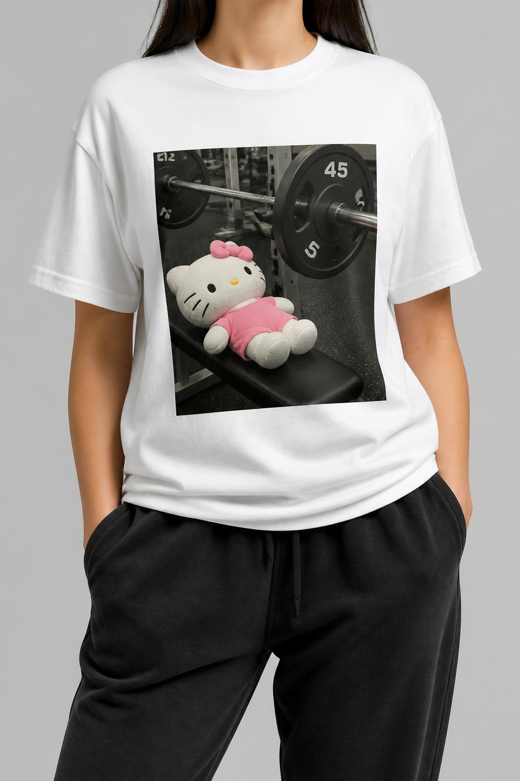 Kitty Lifts t-shirt in the selected color