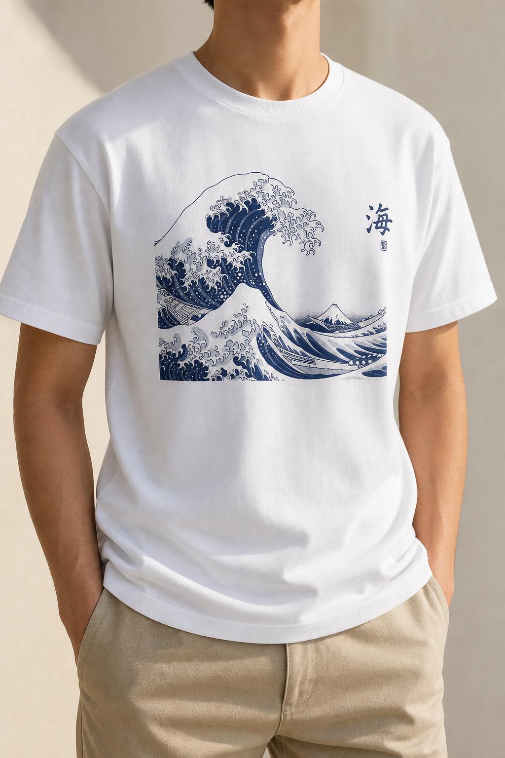Ukiyo Wave t-shirt in the selected color